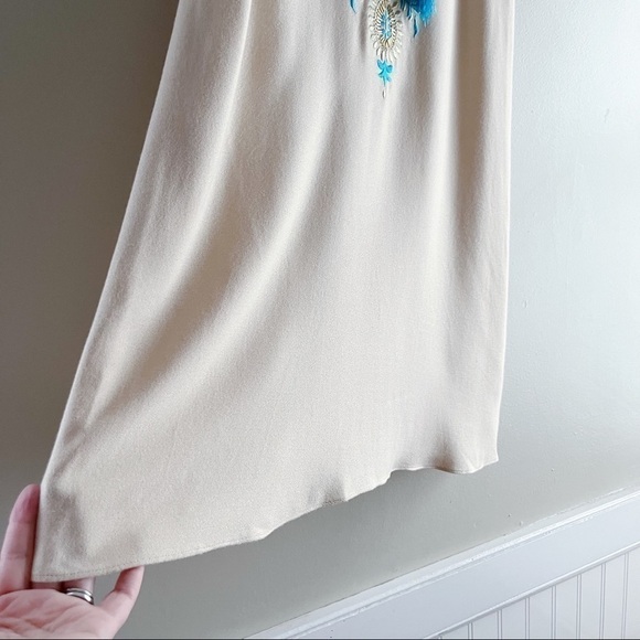 NWT Lilly Pulitzer Embroidered Aubra Shift Dress in Sand Dune, Sleeveless, XXS - Picture 9 of 13